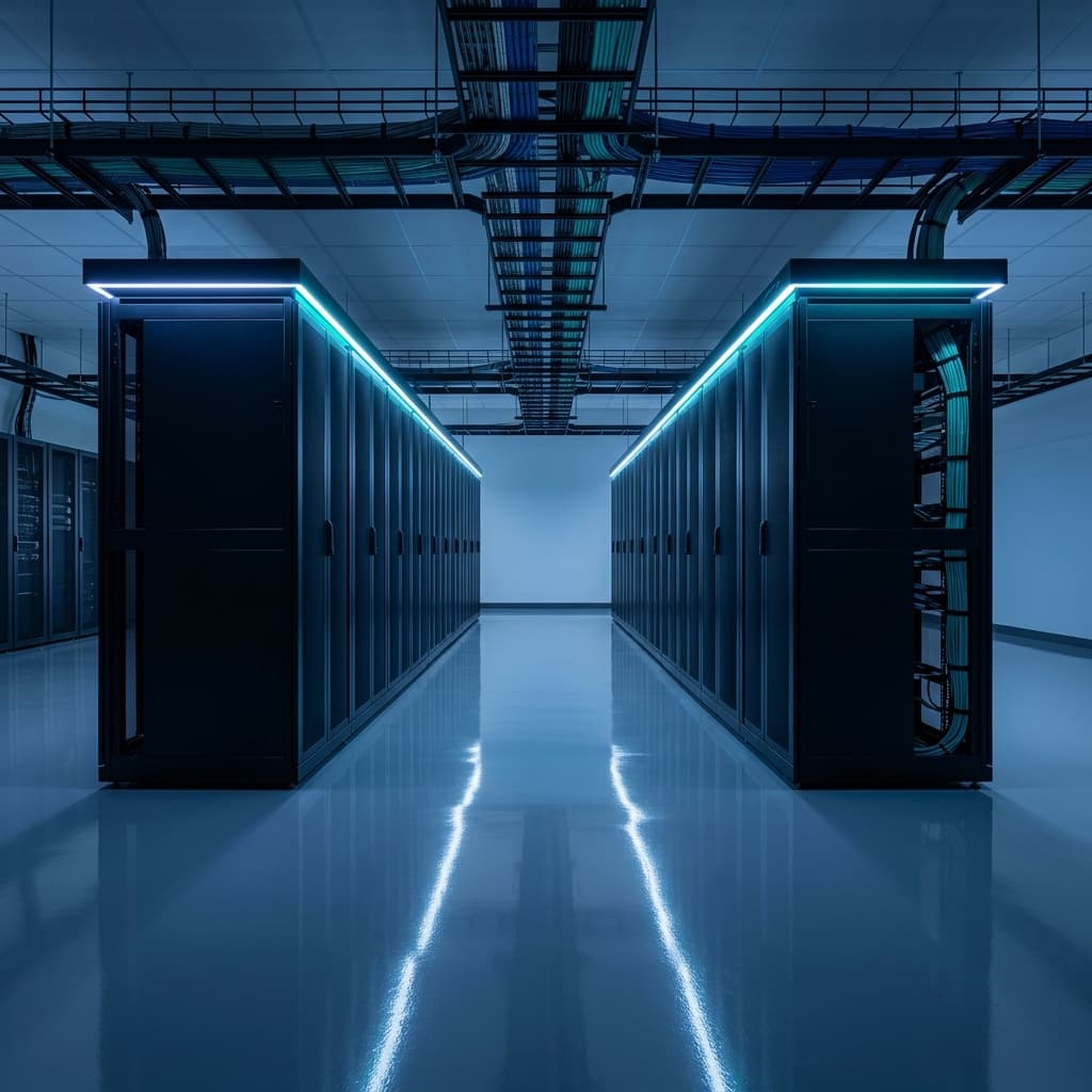 Enterprise data center server room